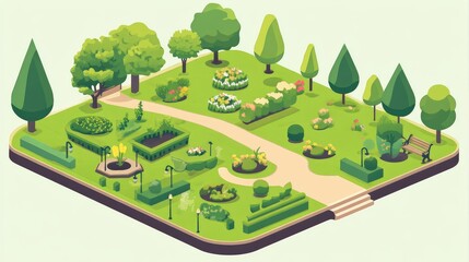 hardscape assembling landscape garden