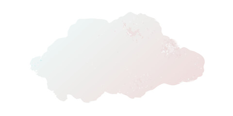 Soft pastel watercolor cloud illustration