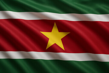 Obraz premium flag of suriname