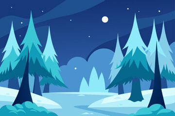 Frosty Magical Forest