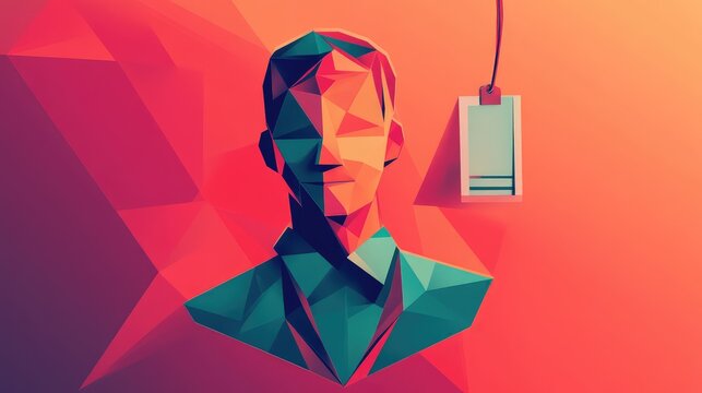 security spiraling employee badge