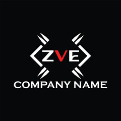 ZVE letter logo, ZVE letter logo design, ZVE lettermark, ZVE monogram logo, ZVE corporate logo, ZVE creative logo