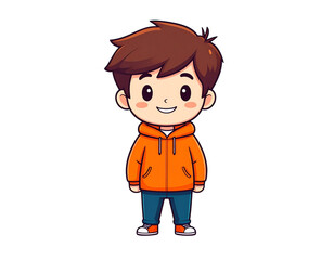 Firefly_3D illustration of a verified email envelope icon - Firefly_Cheerful animated boy with stylish hair in a hoodie  (2)