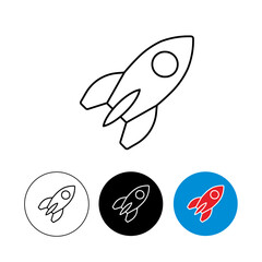 Boost vector icon, black and white and color
