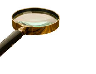 Firefly_3D illustration of a verified email envelope icon - Firefly_Classic magnifying glass with black handle  (3)