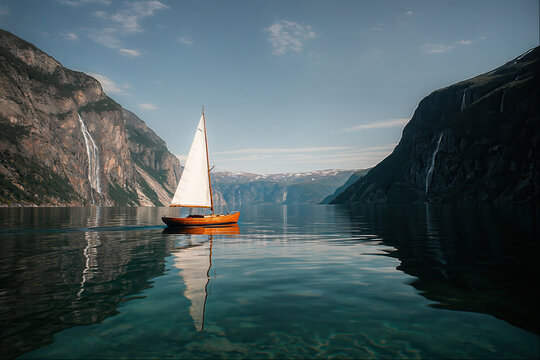 sailboat in the bay