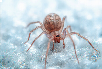 spider on a white background