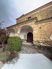 Naklejka premium Church of Saint Andrew in Quintanilla de Palencia