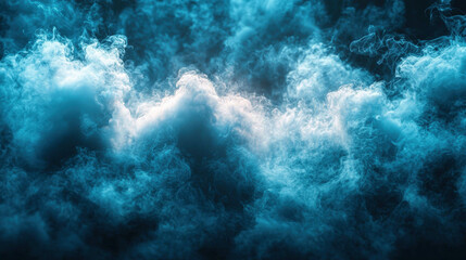 Fototapeta premium Dynamic cloud formation nature atmospheric phenomenon digital art aerial perspective serenity and power