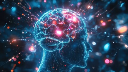 neural vibrating ai brain scan