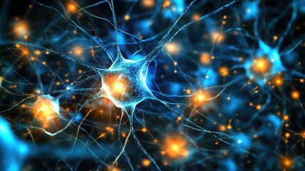 A detailed view of nerve cells