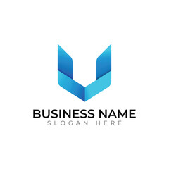 Modern Gradient Letter U Logo Design for Business Branding