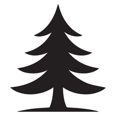 Fototapeta premium Evergreen Tree Icon
