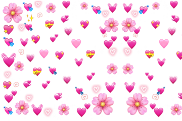 Frame of colorful Heart isolated on white background PNG