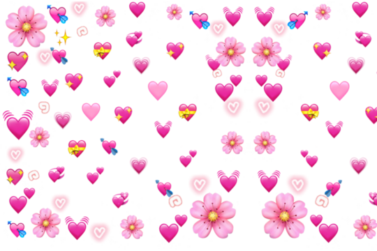 Frame of colorful Heart isolated on white background PNG