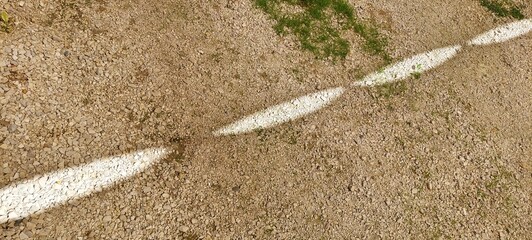 light and shadow on the pebbles