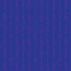 blue background with floral ornament