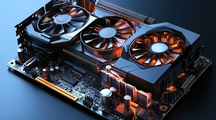Triple Fan Graphics Card: High-Performance PC Component