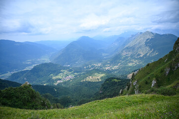 Obraz premium mountain landscape with mountains