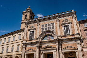 Built between 1785 and 1798 by the Ticino architect Pietro Maggi. It has a neoclassical Louis XVI interior and a facade built only at the end of the nineteenth century.