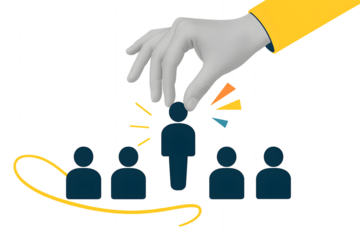 Target Audience Selection for Marketing Strategy Vector Concept