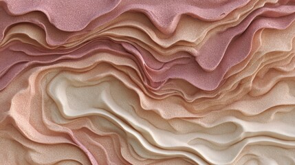 a close up of a wall with a very large wave pattern
