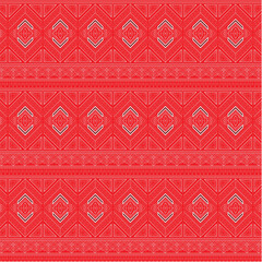 seamless pattern with red hearts