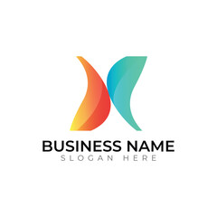 Modern Abstract X Logo Design for Innovative Businesses