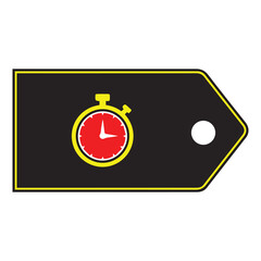 Military Rank Insignia Depicting Efficient Time Management A Symbol of Precision Organization and Effective Deadline Adherence Vector Graphic