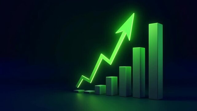 Sharp surge in demand concept