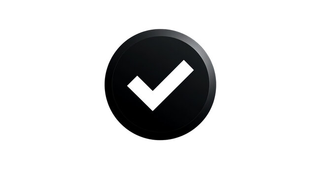 Circle with Check Mark Icon PNG
