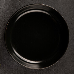 Plate black tableware empty dinnerware ready to serve dishes ready to serve dishes dinnerware serving dishes food ceramic plate on the table background food