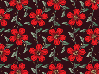 seamless floral pattern design, beautiful background 