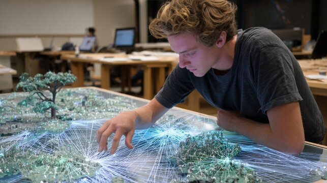 Student Engaged in Interactive Exploration of Sustainable Model with Innovative Technology in a Collaborative Learning Environment