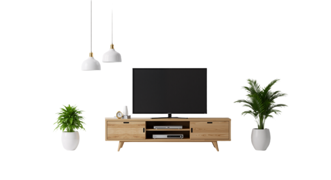 Modern Living Room: Clean Lines and Balanced Elegance