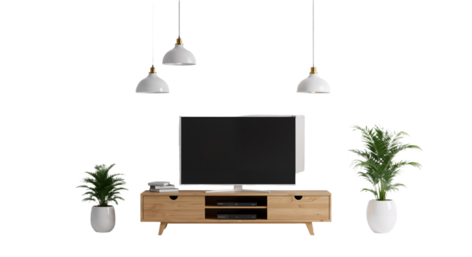 Modern Living Room: Clean Lines and Balanced Elegance