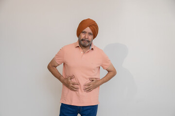 Sikh Man with Stomach Pain