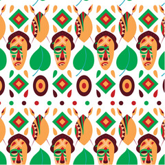 seamless pattern with kids