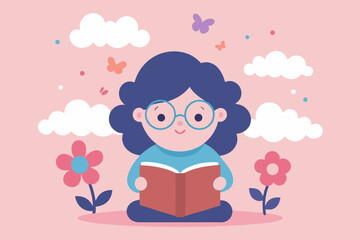 Obraz premium girl with heart