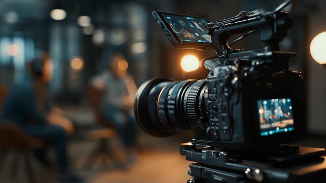 Setting Up a Professional Camera System for the Purpose of Filming Interviews