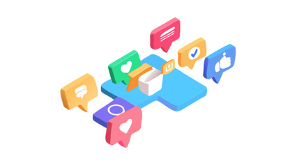 Obraz premium Engaging post