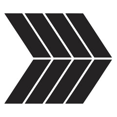 Flat illustration of a series of progressively larger elements