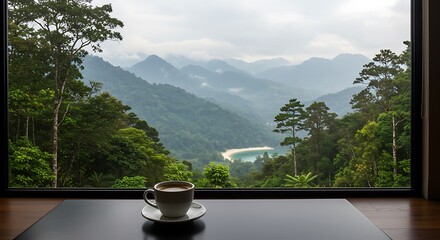 view of rimbun forest canopy