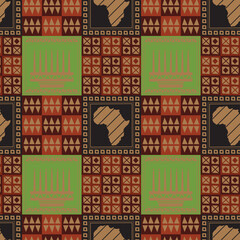 set of seamless backgrounds