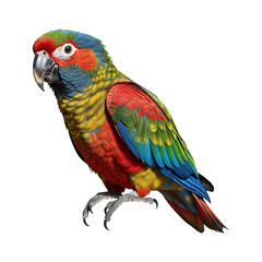 Ultra Realistic Parrot PNG – High Resolution Tropical Bird Isolated on White Background

