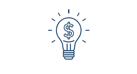 light bulb with dollar sign, money idea, financial innovation, profit concept, business idea, money bulb, economic growth idea, financial success, savings symbol, wealth creation, investment idea, fin