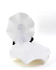 Decorative Plates On White Background