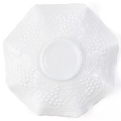 Decorative Plates On White Background