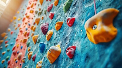 Climbing Wall Indoor Gym.