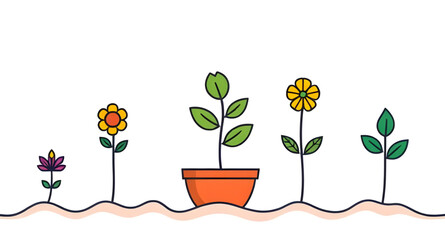 plant vector set, botanical vector, foliage vector, leaves vector, tropical plants vector, indoor plants vector, potted plants vector, herbal plants vector, decorative plants set, houseplants vector, 